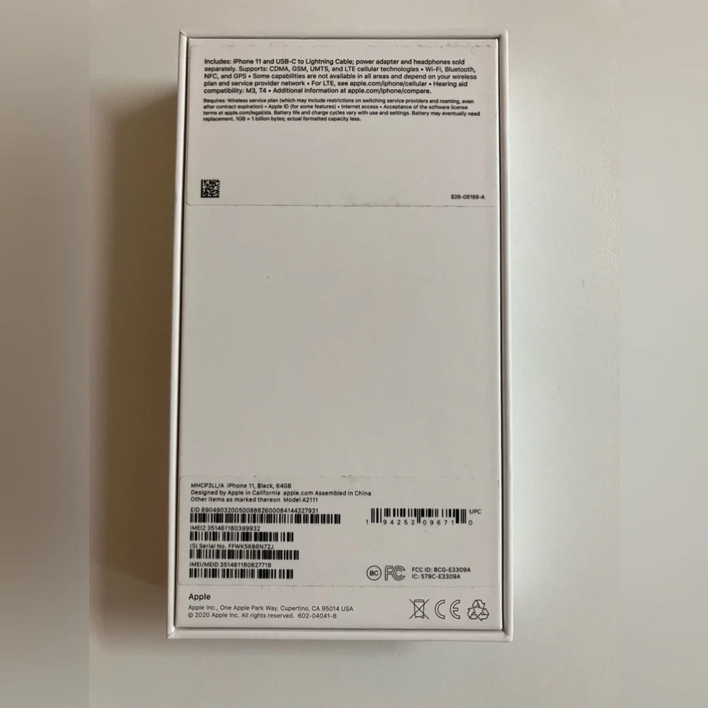 iPhone 11 box only —- No Phone